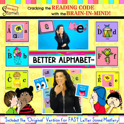 Better Alphabet™ to Learn Letter Sounds FAST | Secret Stories®