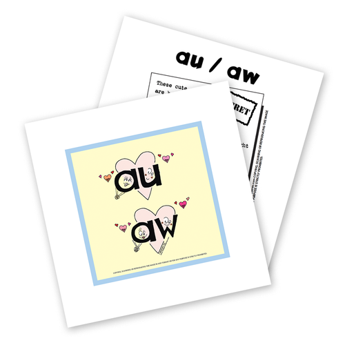 Cool Pastel Phonics Flashcards