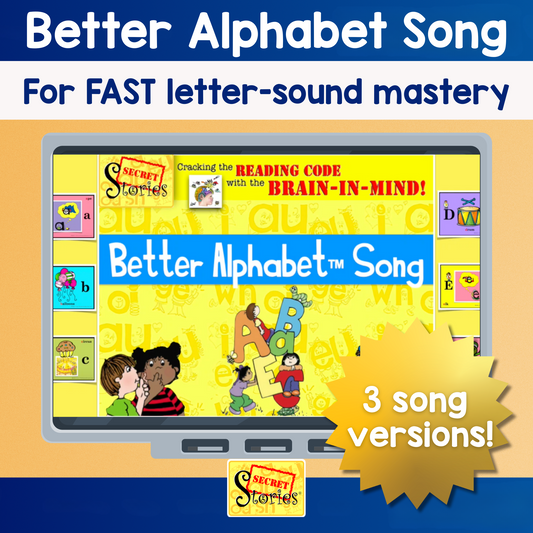 Better Alphabet™ to Learn Letter Sounds FAST | Secret Stories®