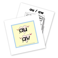 Cool Pastel Phonics Flashcards