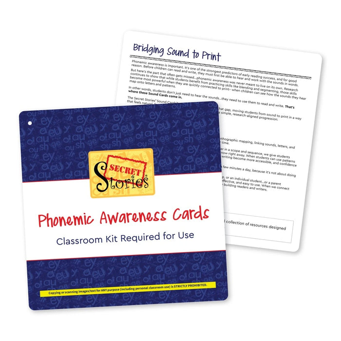 Secret Stories® Phonemic Awareness Cards