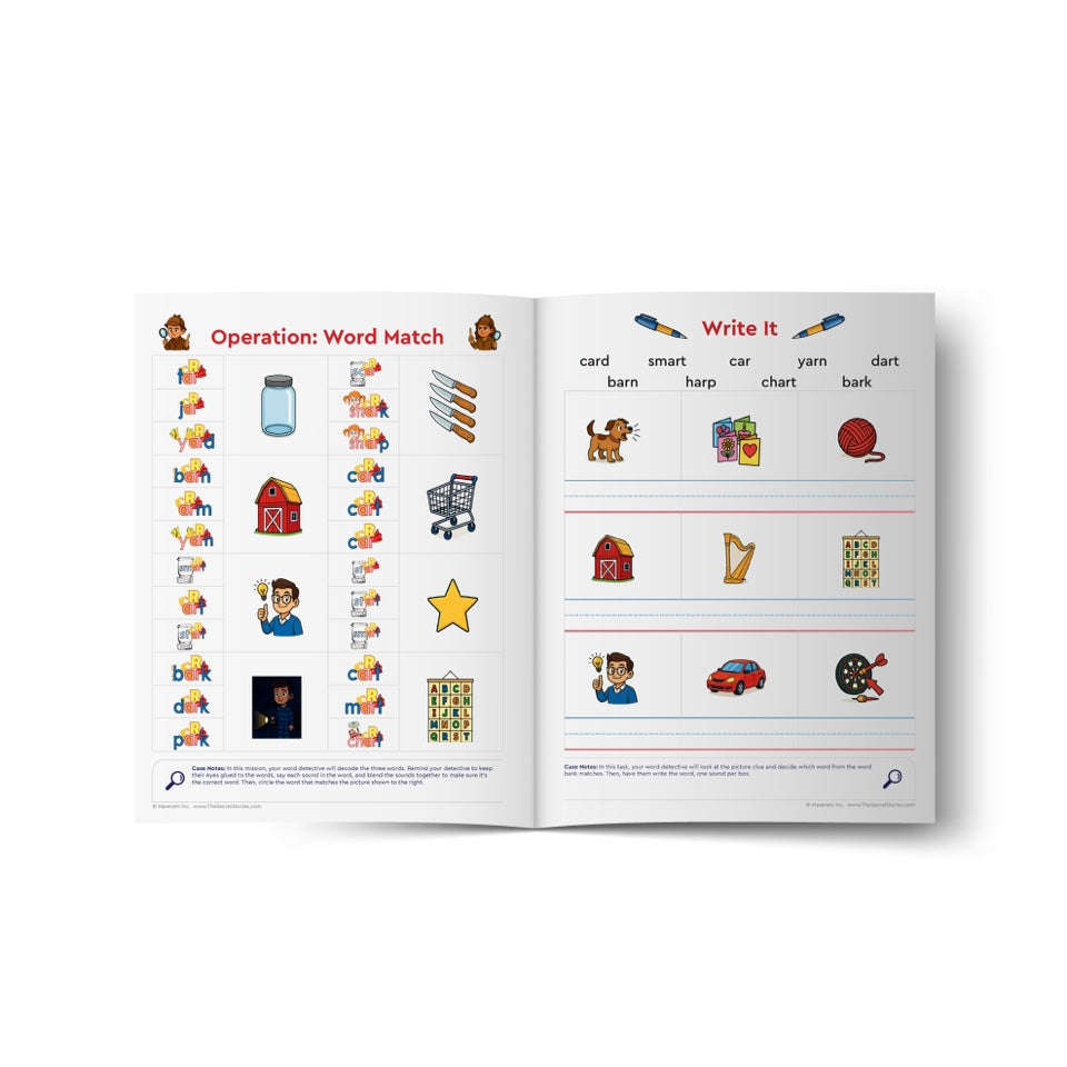 Accelerate Literacy Growth with Secret Stories® Student Workbook – Level 1