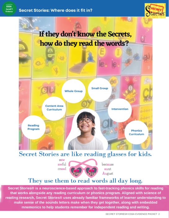 secret stories phonics research